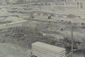 Строительство АБК 1963 год